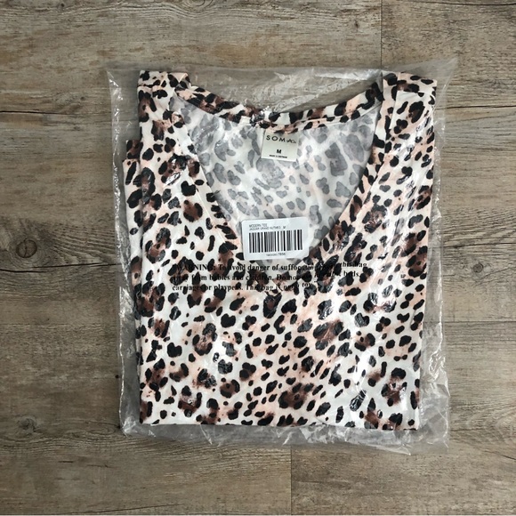 SOMA COOL NIGHTS Modern Sleep Tee- M - Picture 5 of 6